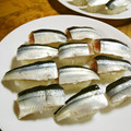 koaniani's cooksnap of when they made 秋だねぇ~ サンマの棒寿司.