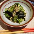 胃袋わっしょい's cooksnap of when they made 甘酢でペロリ♡きゅうりとワカメの酢の物★.