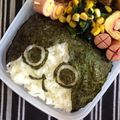 ☆アリスの姉ちゃん☆'s cooksnap of when they made 超簡単キャラ弁☆メラルー　モンハン.