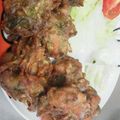 ♂tomo's cooksnap of when they made 豚小間と紅ショウガのお好み焼風天ぷら.