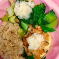 ＊なみへい＊'s cooksnap of when they made 鶏ひき肉と豆腐のハンバーグ(和風ソース).
