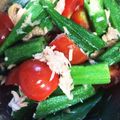 chvvv's cooksnap of when they made 簡単！オクラとミニトマトのサラダ.