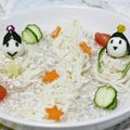 Dear☆tramp's cooksnap of when they made 七夕　鶏ミンチそうめん　わんこと一緒に♪.
