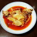 ウサびん's cooksnap of when they made 鶏肉とキャベツのほろほろトマト煮.
