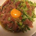 かおる！！'s cooksnap of when they made 【簡単】つまみに！きゅうりと生ハムユッケ.