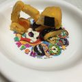 ZEN♡mama♡'s cooksnap of when they made キャラ弁ショベルカー☆玉子焼きで簡単☆.