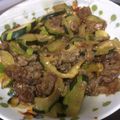 おかちめんこ2511's cooksnap of when they made 簡単♪ズッキーニと牛肉炒め.