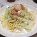ゆきんこfoods's cooksnap of when they made ★えびとホウレンソウのクリームパスタ★.