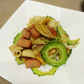 まりんごっこ's cooksnap of when they made ゴーヤーのスパム炒め.