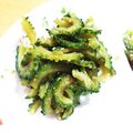 なのぴょん♪'s cooksnap of when they made 子供も食べる☆ゴーヤの胡麻和え.