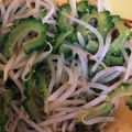 あやかayk's cooksnap of when they made レンジで簡単!!ゴーヤともやしのナムル.