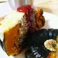 白夜要's cooksnap of when they made 坊ちゃんカボチャの肉詰め.