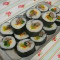 あでぃでぃ's cooksnap of when they made 節分の太巻きもキムバブで決まり！.