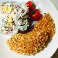 moncici's cooksnap of when they made やみつき♪ポテト入り＊ハムカツ.
