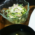 haruSONG's cooksnap of when they made 豆苗とウインナーのマヨサラダ☆.