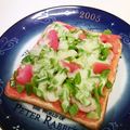 龍青空ママ's cooksnap of when they made トマトのピザトースト.