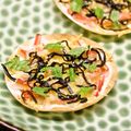ちべターリー's cooksnap of when they made 塩昆布＆カニカマの　餃子皮ぴっつぁ風.