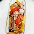 nozoすけ's cooksnap of when they made 焼きパプリカと焼き茄子と豚肉のマリネ♪.