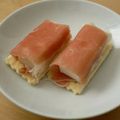 Lila's cooksnap of when they made １分おつまみ☆生ハムチーズ巻き.