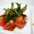 もりちゃんズ's cooksnap of when they made トマト大量消費☆トマトの青しそサラダ☆.