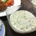 hmaotabiga's cooksnap of when they made オクラのスープ◇牛乳ポタージュミキサー無.