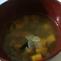 まぴろ1210's cooksnap of when they made 甘い☆カボチャと枝豆のスープ.