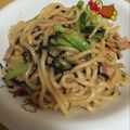 かおりす＊＊'s cooksnap of when they made ランチに＊塩こんぶ＊バター焼きうどん.