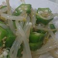 サヨゲ's cooksnap of when they made もやし＠オクラのナムル.