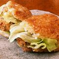 ピンクレンジャーしの's cooksnap of when they made 夜食・お弁当に♡焼きおにぎりバーガー.