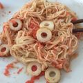 馨☆彡's cooksnap of when they made 余った素麺★簡単明太焼きそうめん.