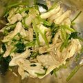 owbrother's cooksnap of when they made みつばと鶏ササミの＊辛子和え.