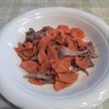 オレンジリング's cooksnap of when they made 人参と舞茸のふりかけキンピラ.