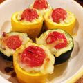 も・もんど's cooksnap of when they made 簡単！ズッキーニとトマトのチーズ焼き♪.