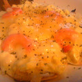 ★ゆう★'s cooksnap of when they made 餃子の皮でお花が咲いたピザ☆海老マヨ.