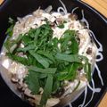 ニャロメ（ΦωΦ）'s cooksnap of when they made 水切り豆腐で白和え風もやしサラダ.