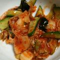 ☆佐夜☆'s cooksnap of when they made キムチわかめキュウリの胡麻油和え.