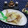 miyuki12's cooksnap of when they made ウドのしゃきしゃきチーズ焼き.