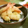 taruママ's cooksnap of when they made 天むす風☆簡単えび天丼.