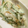 amako～66's cooksnap of when they made きゅうりとちくわのカレーマヨネーズ和え.