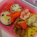 cocominu's cooksnap of when they made 塩むすびdeひよこちゃんにぎり☆キャラ弁.