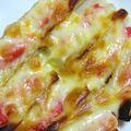 美々☆彡's cooksnap of when they made ✿簡単おつまみ✿ちくわｄｅ明太子チーズ.