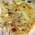 かつおppj's cooksnap of when they made 春キャベツとツナの和風パスタ.