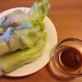 akiraFrapp's cooksnap of when they made 大好評！サーモン・マグロたたきで生春巻き.
