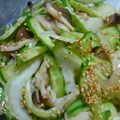 韓流大好きあんずママ's cooksnap of when they made シメジ胡瓜セロリのナムル風サラダ.
