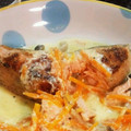 saorinrin☆'s cooksnap of when they made お宿メニューを再現。秋鮭のきのこクリーム.