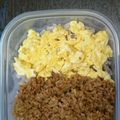 yuipuku's cooksnap of when they made 超～簡単♡2色丼(鶏そぼろ&卵).