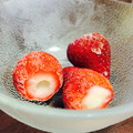 ぞつとぞつ美's cooksnap of when they made 再現☆いちごと練乳のアイスクリーム♪.