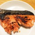 jamrisa's cooksnap of when they made 塩鮭で粕漬け焼き♪.