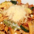 ぷのぷの's cooksnap of when they made トマトとズッキーニのパスタ煮☆.