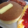 クックM4HRJ6☆'s cooksnap of when they made 牛乳パックでパンケーキ♡.